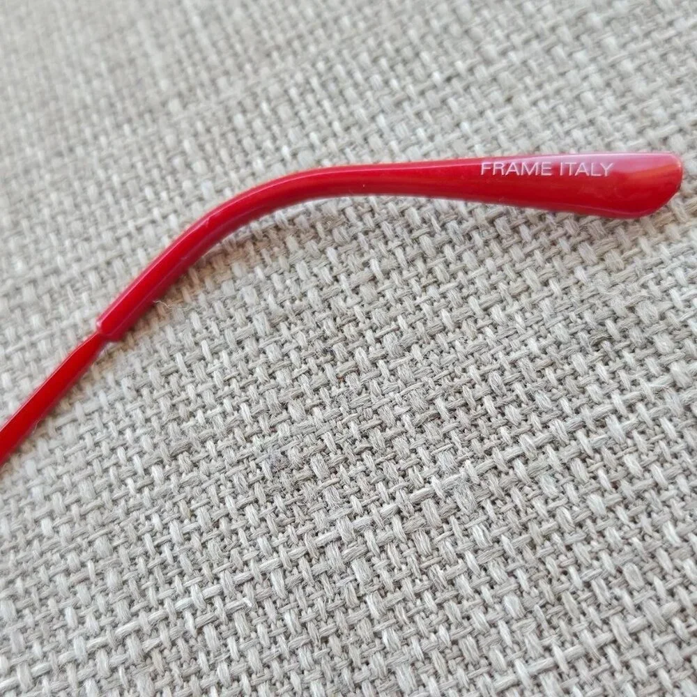 Tuffies Kids Eyeglasses Frame Red Glasses 41[]15 120 Made in Italy New